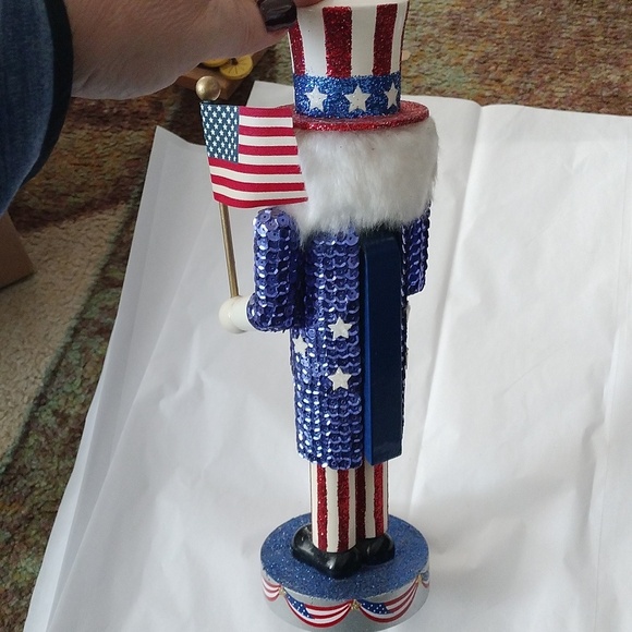 NUTCRACKER VILLAGE Uncle Sam SPECIAL EDITION 10th Anniversary 2002 - Picture 6 of 10